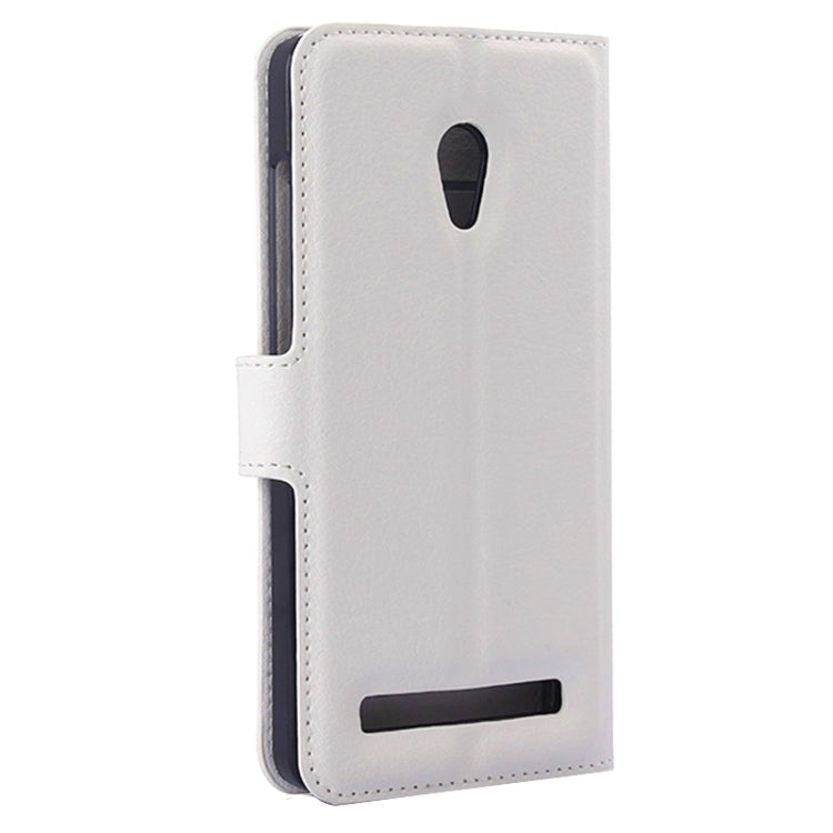 Litchi Texture Leather Case with Holder & Card Slots & Wallet for Asus ZenFone 5 / A501CG / A500CG / A500KL