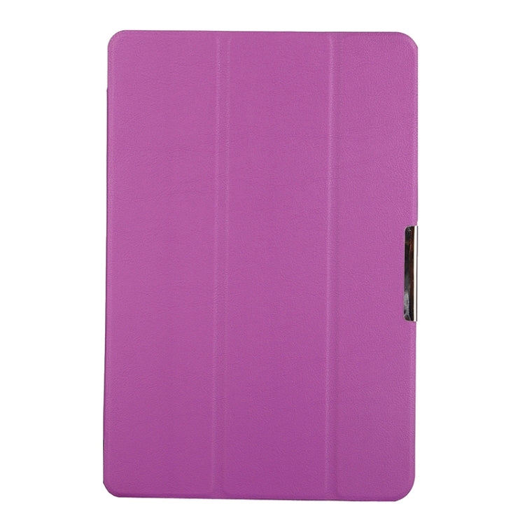 Crazy Horse Texture Leather Case with 3-folding Holder for Asus T100 Chi