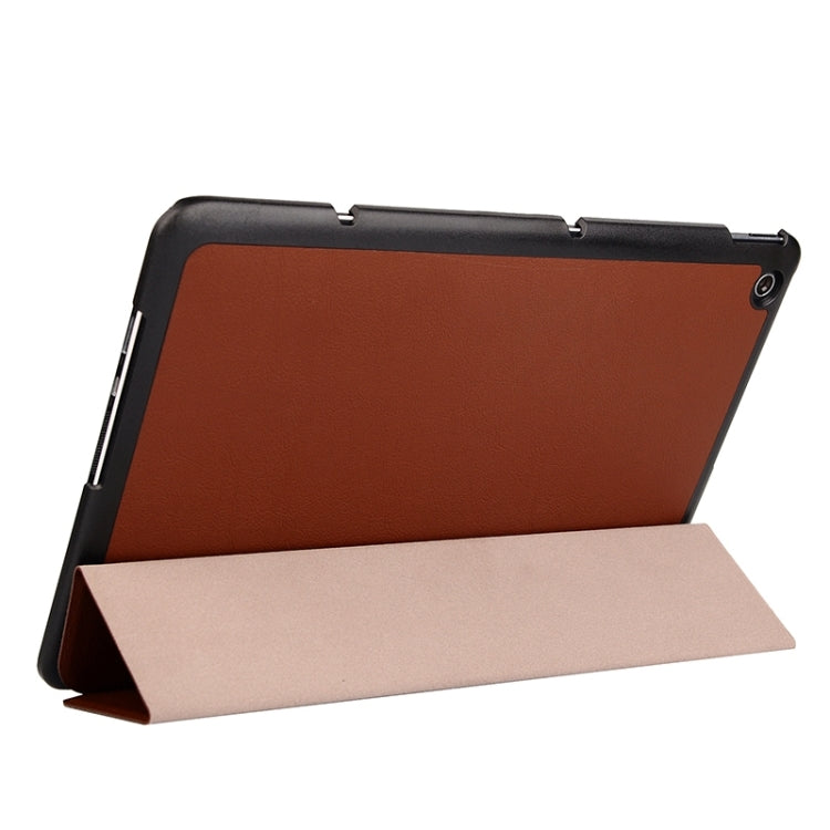 Crazy Horse Texture Leather Case with 3-folding Holder for Asus T100 Chi