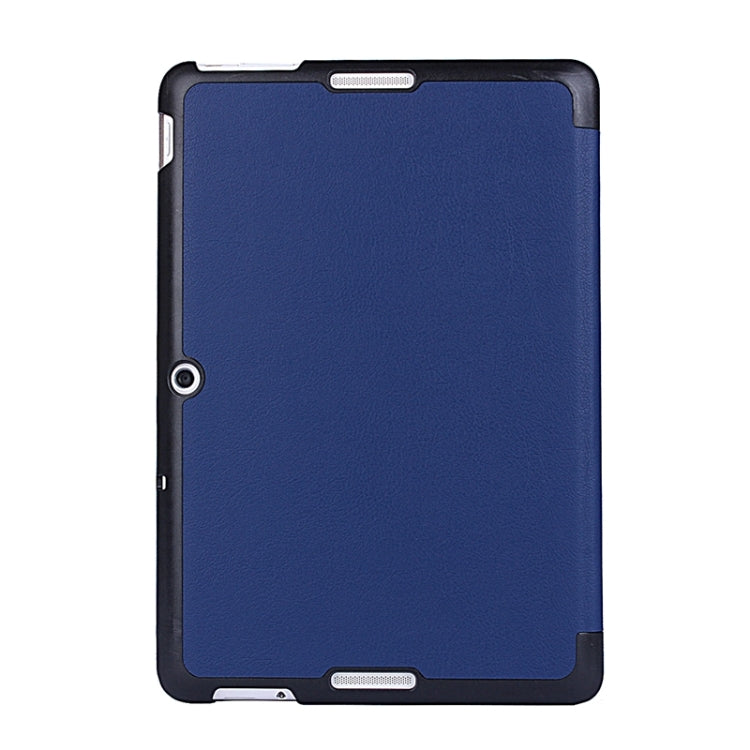 Crazy Horse Texture Leather Case with 3-folding Holder for Asus MeMO Pad 10 / ME103K