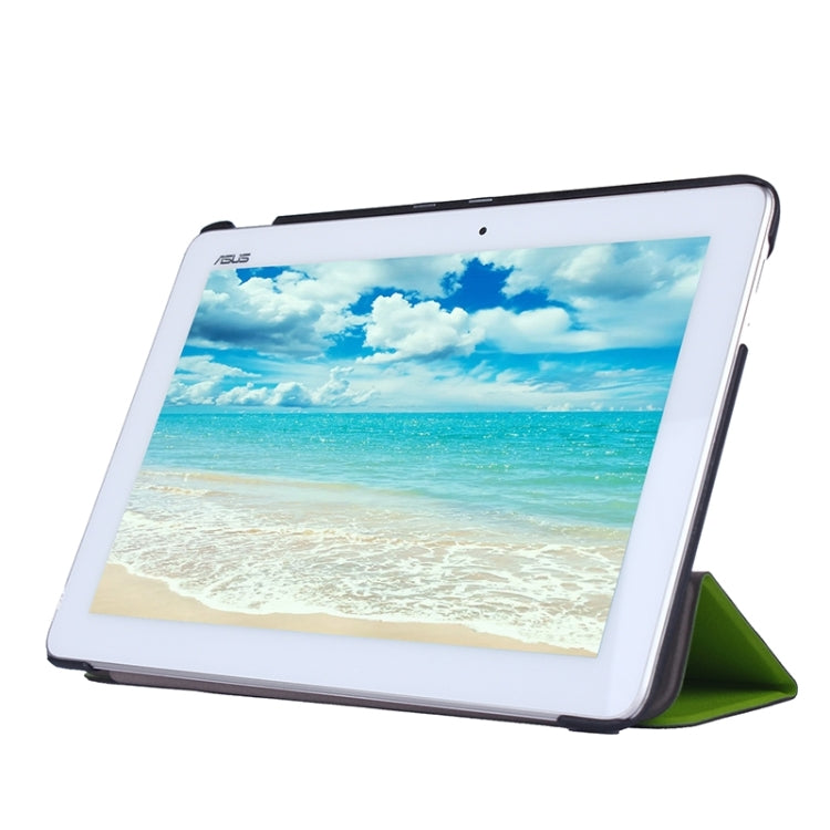 Crazy Horse Texture Leather Case with 3-folding Holder for Asus MeMO Pad 10 / ME103K