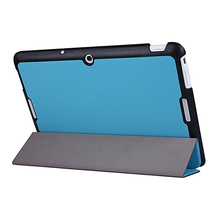 Crazy Horse Texture Leather Case with 3-folding Holder for Asus MeMO Pad 10 / ME103K