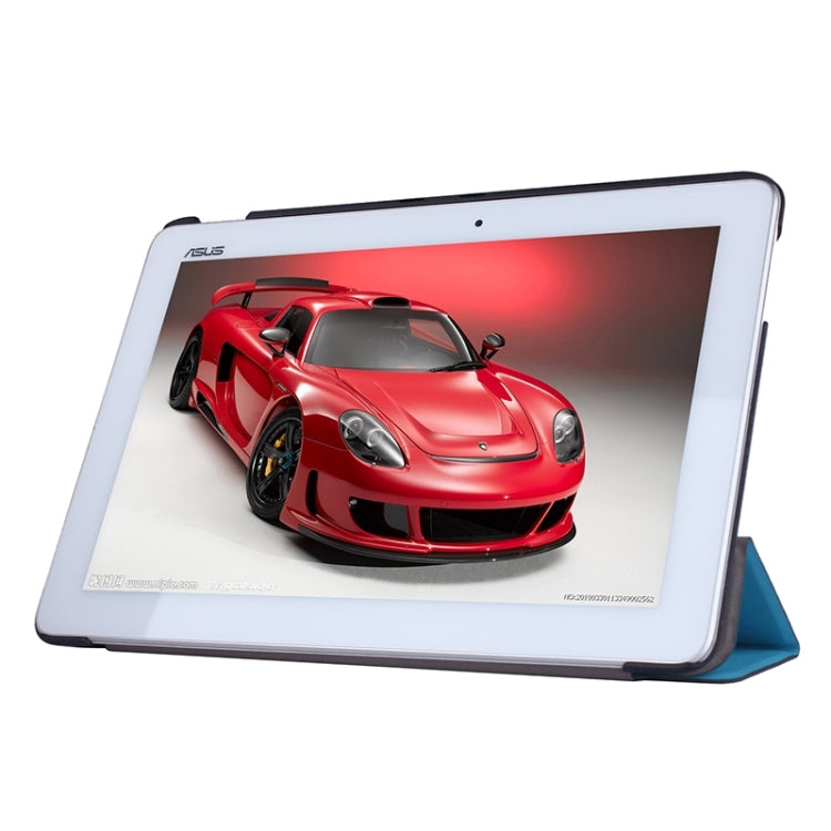 Crazy Horse Texture Leather Case with 3-folding Holder for Asus MeMO Pad 10 / ME103K