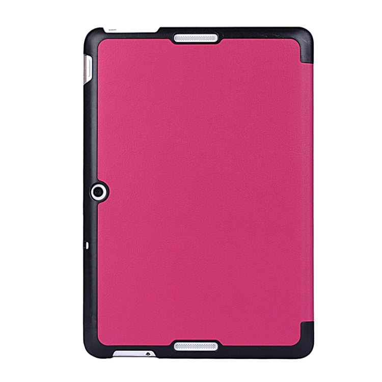 Crazy Horse Texture Leather Case with 3-folding Holder for Asus MeMO Pad 10 / ME103K