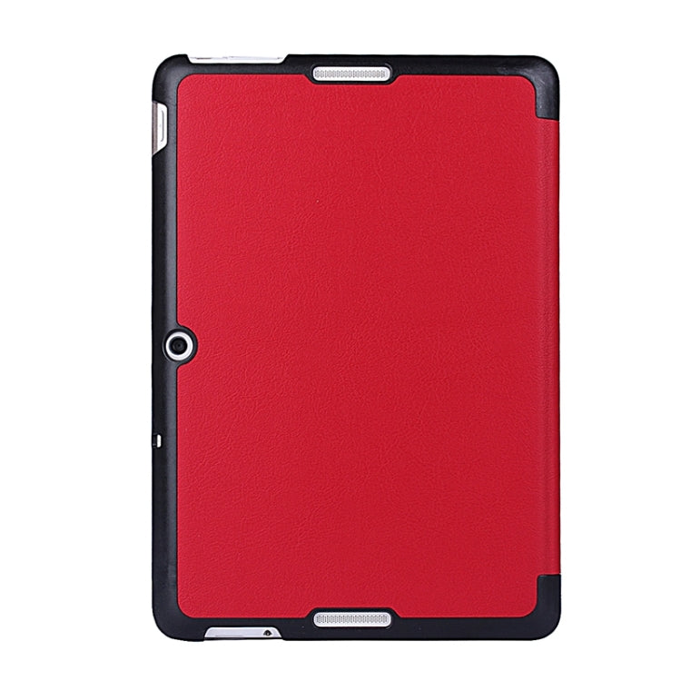 Crazy Horse Texture Leather Case with 3-folding Holder for Asus MeMO Pad 10 / ME103K