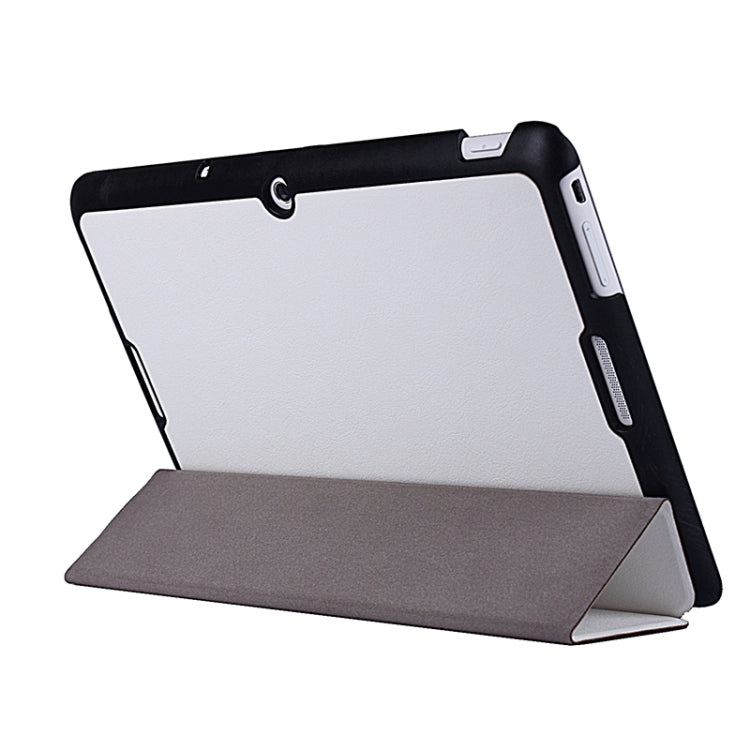 Crazy Horse Texture Leather Case with 3-folding Holder for Asus MeMO Pad 10 / ME103K
