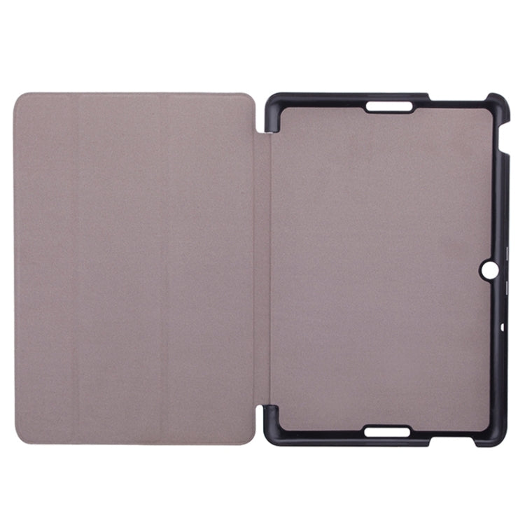 Crazy Horse Texture Leather Case with 3-folding Holder for Asus MeMO Pad 10 / ME103K