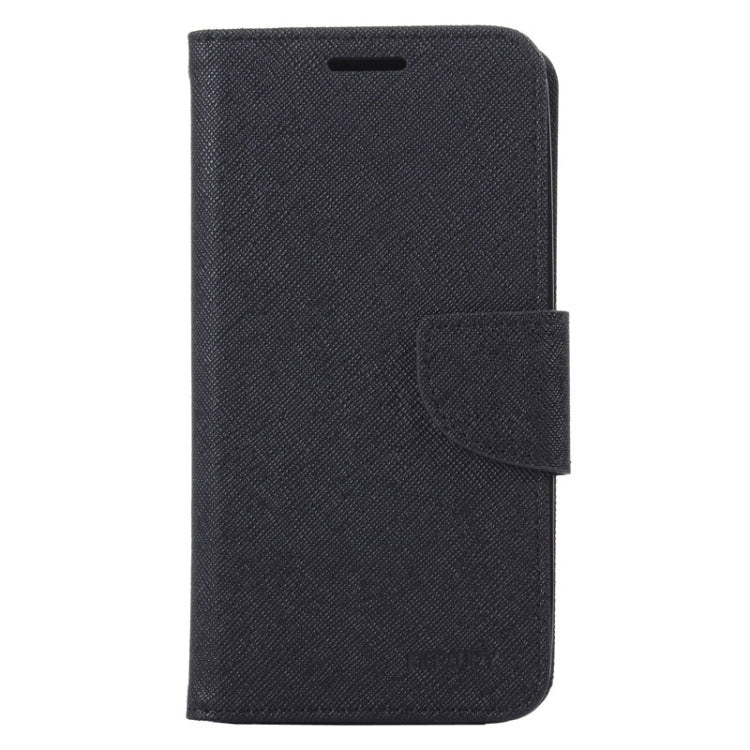 MERCURY Cross Texture Contrast Color Style Leather Case with Holder & Card Slots & Wallet for Asus ZenFone 2 / ZE500CL