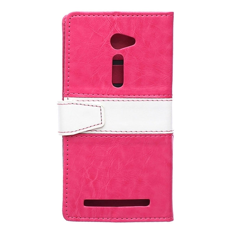 Crazy Horse Texture Color Matching Flip Leather Case with Holder & Card Slots & Wallet for ASUS ZenFone 2