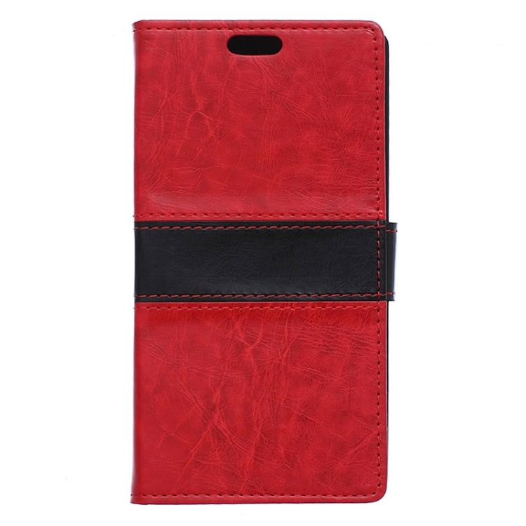 Crazy Horse Texture Color Matching Flip Leather Case with Holder & Card Slots & Wallet for ASUS ZenFone 2