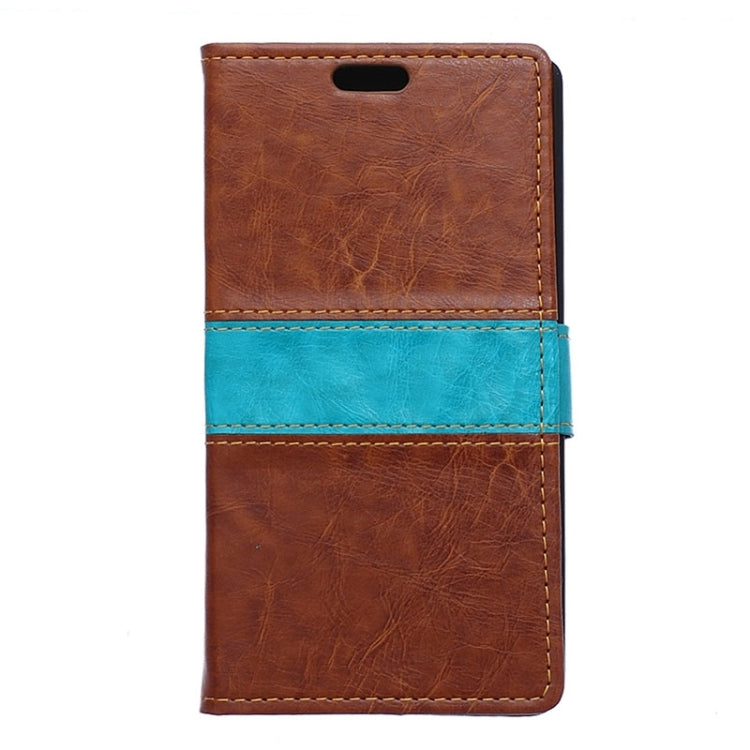 Crazy Horse Texture Color Matching Flip Leather Case with Holder & Card Slots & Wallet for ASUS ZenFone 2
