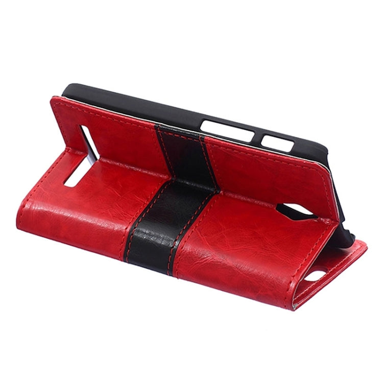 Crazy Horse Texture Color Matching Flip Leather Case with Holder & Card Slots & Wallet for ASUS Zenfone C / ZC451CG