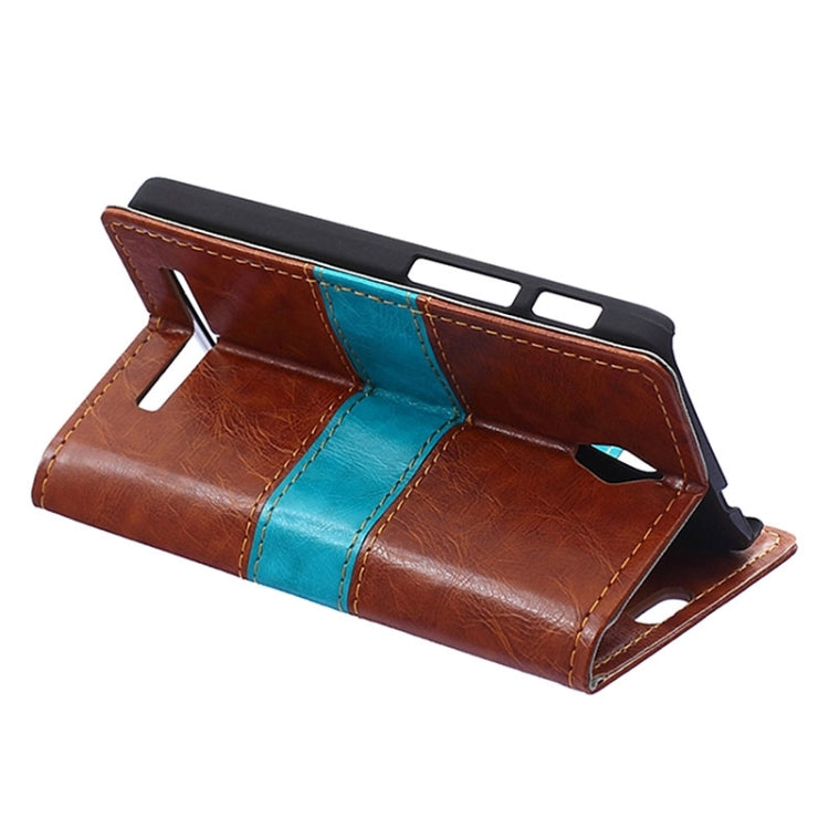 Crazy Horse Texture Color Matching Flip Leather Case with Holder & Card Slots & Wallet for ASUS Zenfone C / ZC451CG