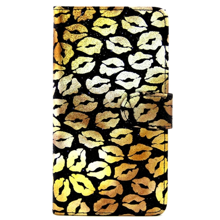 5.5 Inch Lips Pattern Leather Case with Holder & Card Slots & Wallet for Asus Zenfone 2 / ZE550ML / ZE551ML