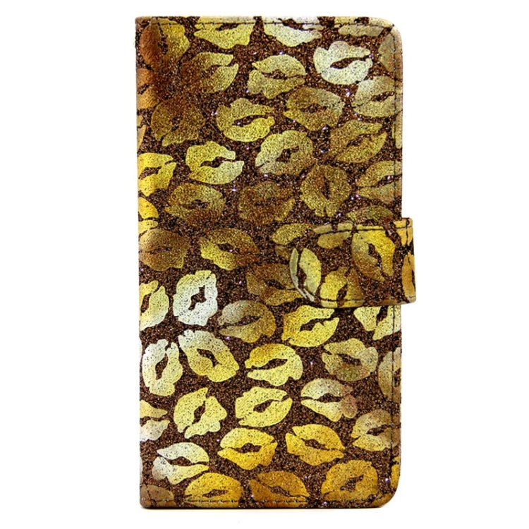 5.5 Inch Lips Pattern Leather Case with Holder & Card Slots & Wallet for Asus Zenfone 2 / ZE550ML / ZE551ML