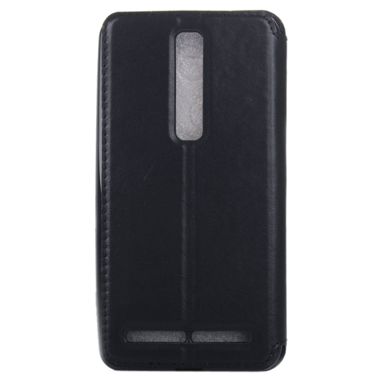 5.5 Inch Crazy Horse Texture Leather Case with Holder & Card Slot & Caller ID Display Window for Asus Zenfone 2 / ZE550ML / ZE551ML