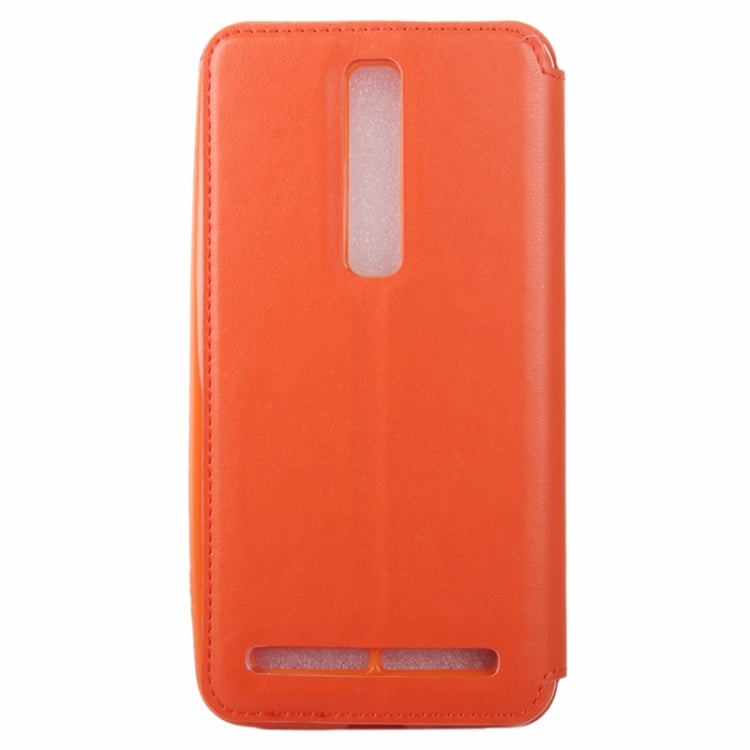 5.5 Inch Crazy Horse Texture Leather Case with Holder & Card Slot & Caller ID Display Window for Asus Zenfone 2 / ZE550ML / ZE551ML