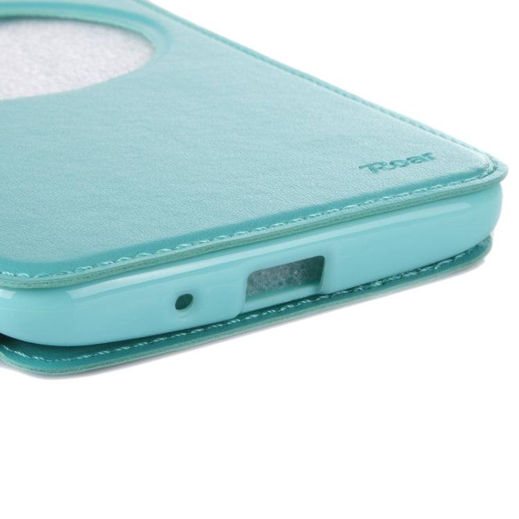 5.5 Inch Crazy Horse Texture Leather Case with Holder & Card Slot & Caller ID Display Window for Asus Zenfone 2 / ZE550ML / ZE551ML