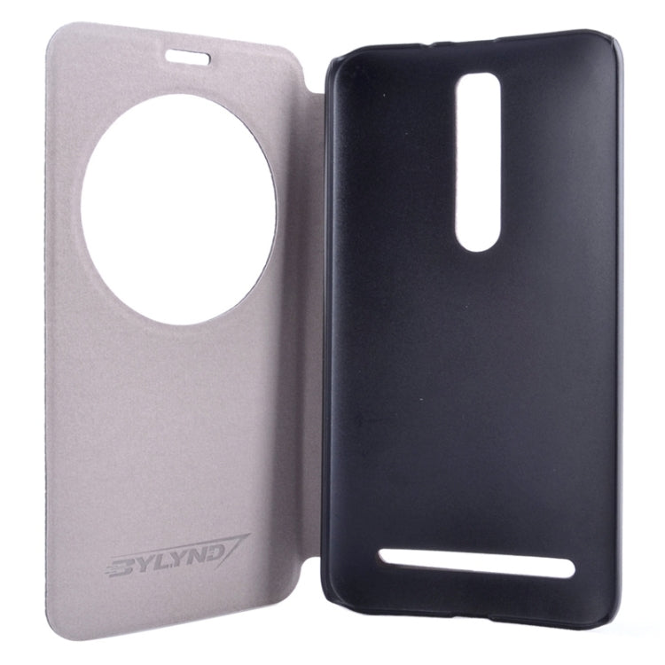 5.5 Inch Horizontal Flip Litchi Texture Leather Case with Holder & Caller ID Display for Asus Zenfone 2 / ZE550ML