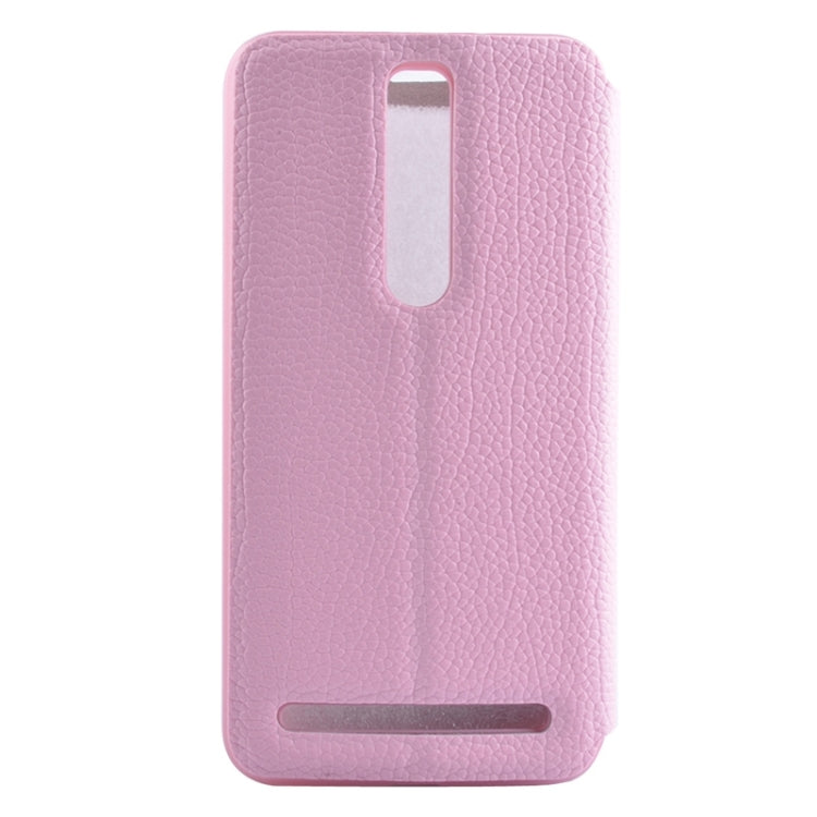 5.5 Inch Horizontal Flip Litchi Texture Leather Case with Holder & Caller ID Display for Asus Zenfone 2 / ZE550ML