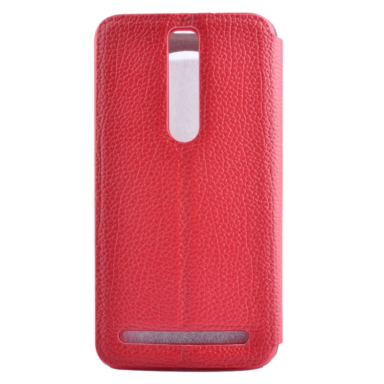 5.5 Inch Horizontal Flip Litchi Texture Leather Case with Holder & Caller ID Display for Asus Zenfone 2 / ZE550ML