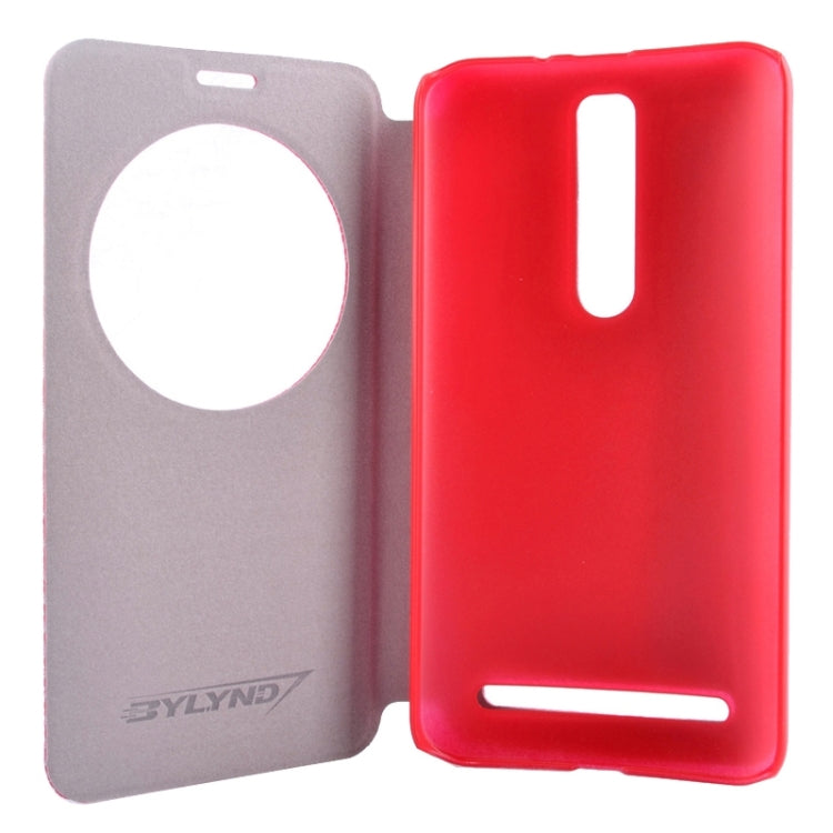 5.5 Inch Horizontal Flip Litchi Texture Leather Case with Holder & Caller ID Display for Asus Zenfone 2 / ZE550ML