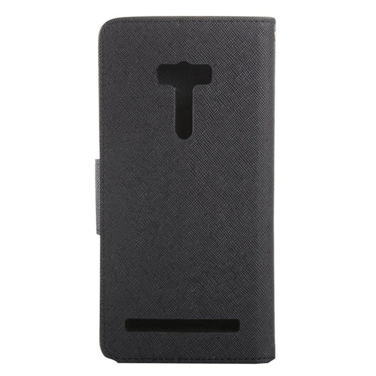 Color Matching Cross Texture Horizontal Flip Leather Case with Holder & Card Slots & Wallet for Asus Zenfone Selfie / ZD551KL