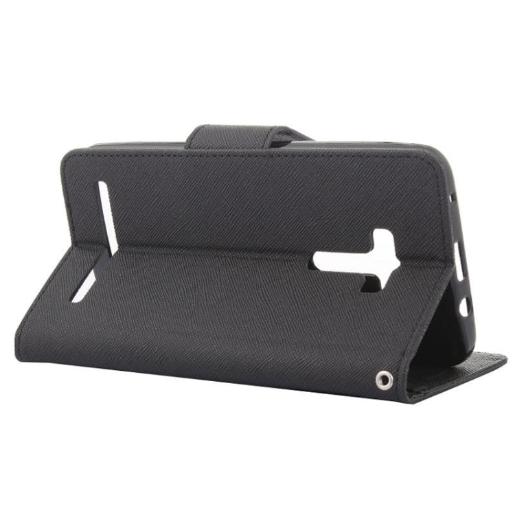 Color Matching Cross Texture Horizontal Flip Leather Case with Holder & Card Slots & Wallet for Asus Zenfone Selfie / ZD551KL