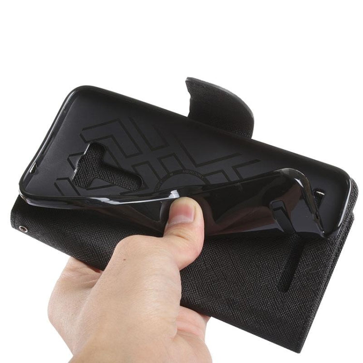 Color Matching Cross Texture Horizontal Flip Leather Case with Holder & Card Slots & Wallet for Asus Zenfone Selfie / ZD551KL