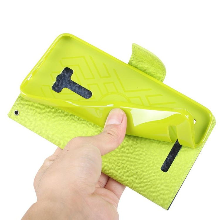 Color Matching Cross Texture Horizontal Flip Leather Case with Holder & Card Slots & Wallet for Asus Zenfone Selfie / ZD551KL