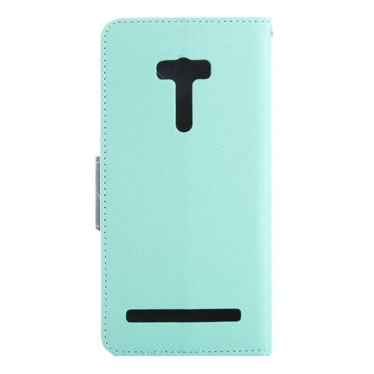Color Matching Cross Texture Horizontal Flip Leather Case with Holder & Card Slots & Wallet for Asus Zenfone Selfie / ZD551KL