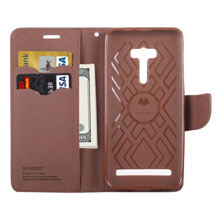 Color Matching Cross Texture Horizontal Flip Leather Case with Holder & Card Slots & Wallet for Asus Zenfone Selfie / ZD551KL