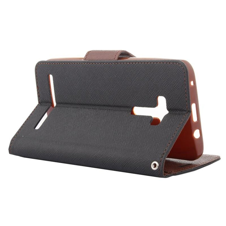 Color Matching Cross Texture Horizontal Flip Leather Case with Holder & Card Slots & Wallet for Asus Zenfone Selfie / ZD551KL