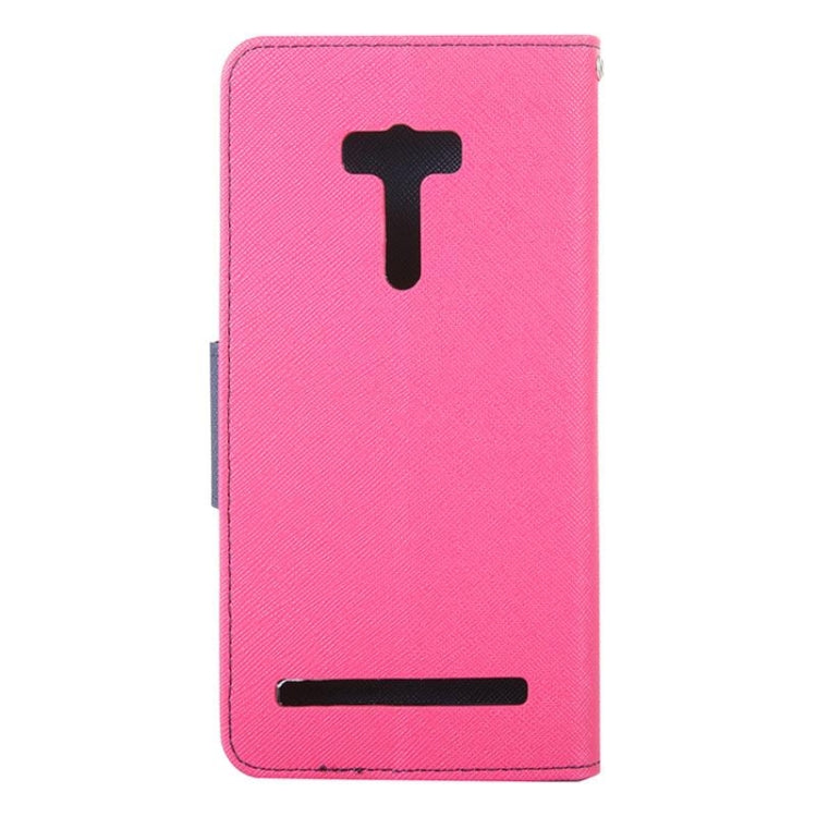 Color Matching Cross Texture Horizontal Flip Leather Case with Holder & Card Slots & Wallet for Asus Zenfone Selfie / ZD551KL