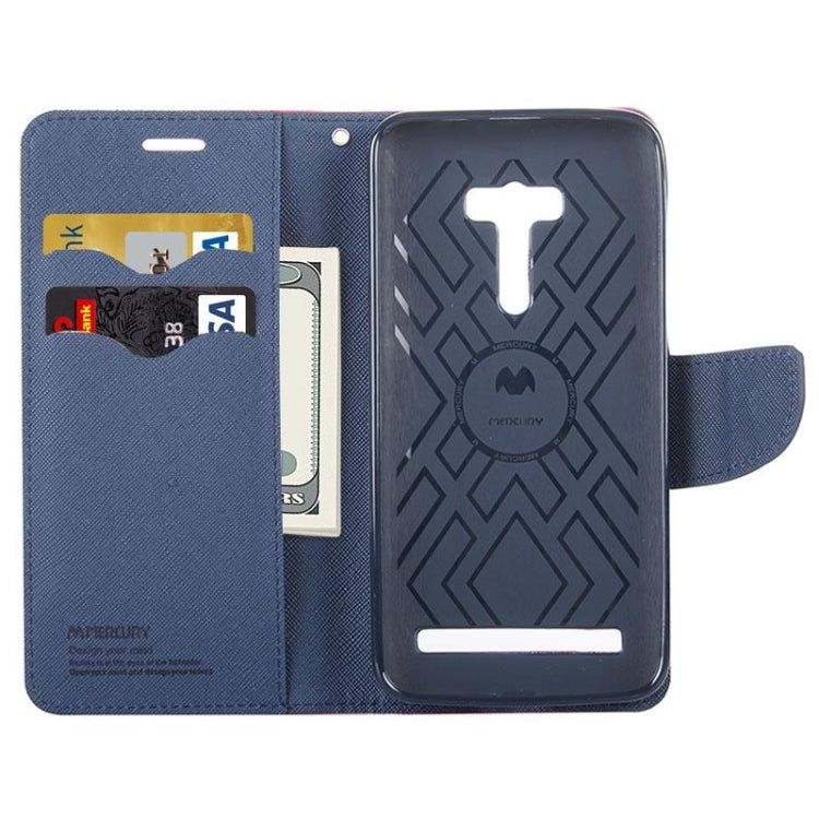 Color Matching Cross Texture Horizontal Flip Leather Case with Holder & Card Slots & Wallet for Asus Zenfone Selfie / ZD551KL