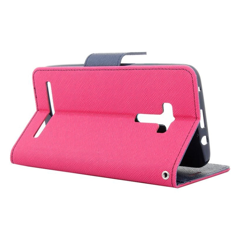 Color Matching Cross Texture Horizontal Flip Leather Case with Holder & Card Slots & Wallet for Asus Zenfone Selfie / ZD551KL