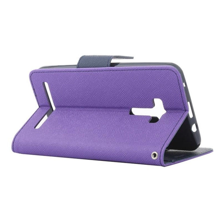 Color Matching Cross Texture Horizontal Flip Leather Case with Holder & Card Slots & Wallet for Asus Zenfone Selfie / ZD551KL