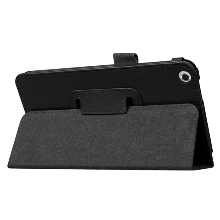 Litchi Texture Leather Case with Two-Folding Holder for Asus Fonepad 7 / FE171MG