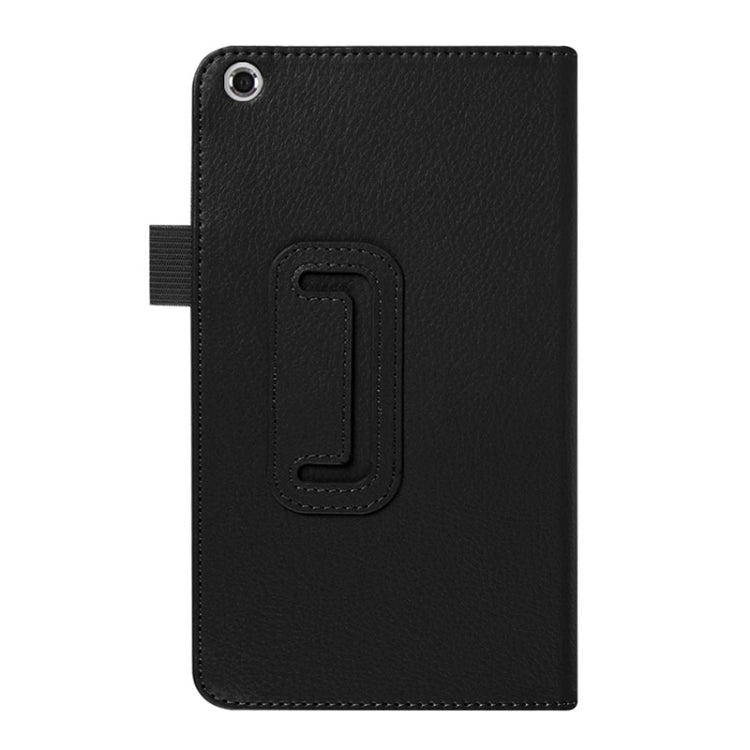 Litchi Texture Leather Case with Two-Folding Holder for Asus Fonepad 7 / FE171MG