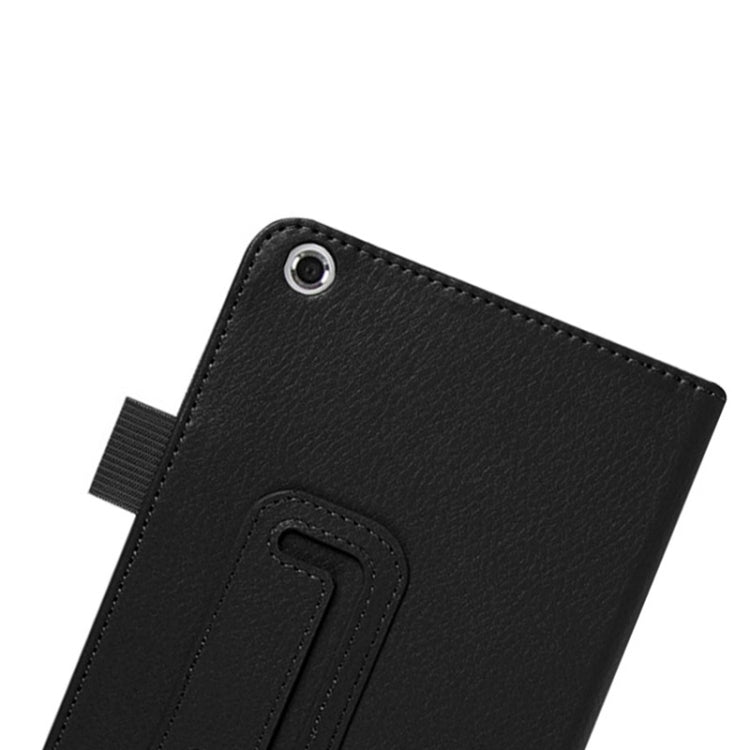 Litchi Texture Leather Case with Two-Folding Holder for Asus Fonepad 7 / FE171MG