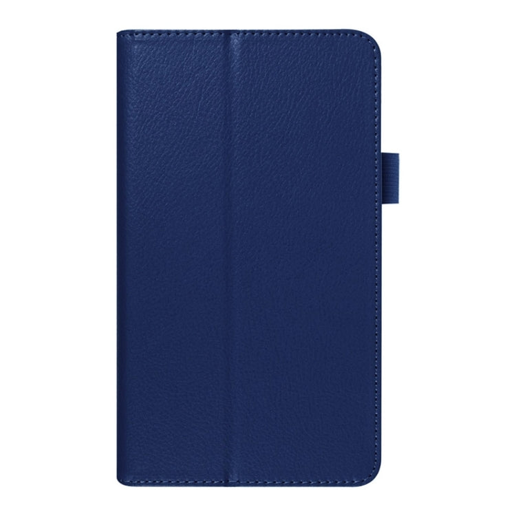Litchi Texture Leather Case with Two-Folding Holder for Asus Fonepad 7 / FE171MG