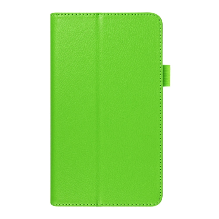 Litchi Texture Leather Case with Two-Folding Holder for Asus Fonepad 7 / FE171MG