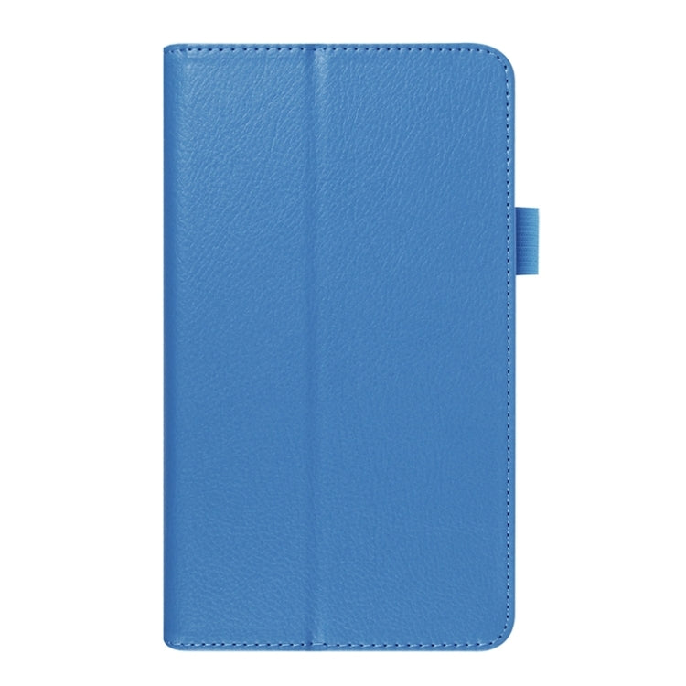 Litchi Texture Leather Case with Two-Folding Holder for Asus Fonepad 7 / FE171MG