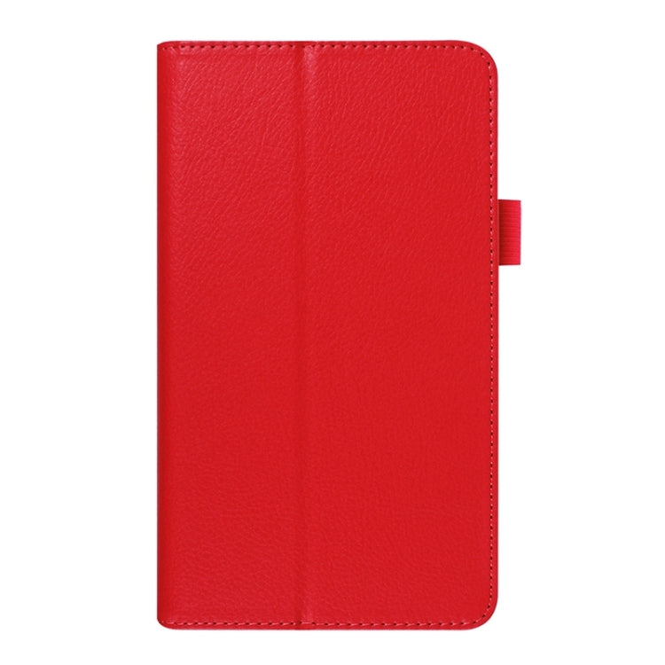 Litchi Texture Leather Case with Two-Folding Holder for Asus Fonepad 7 / FE171MG
