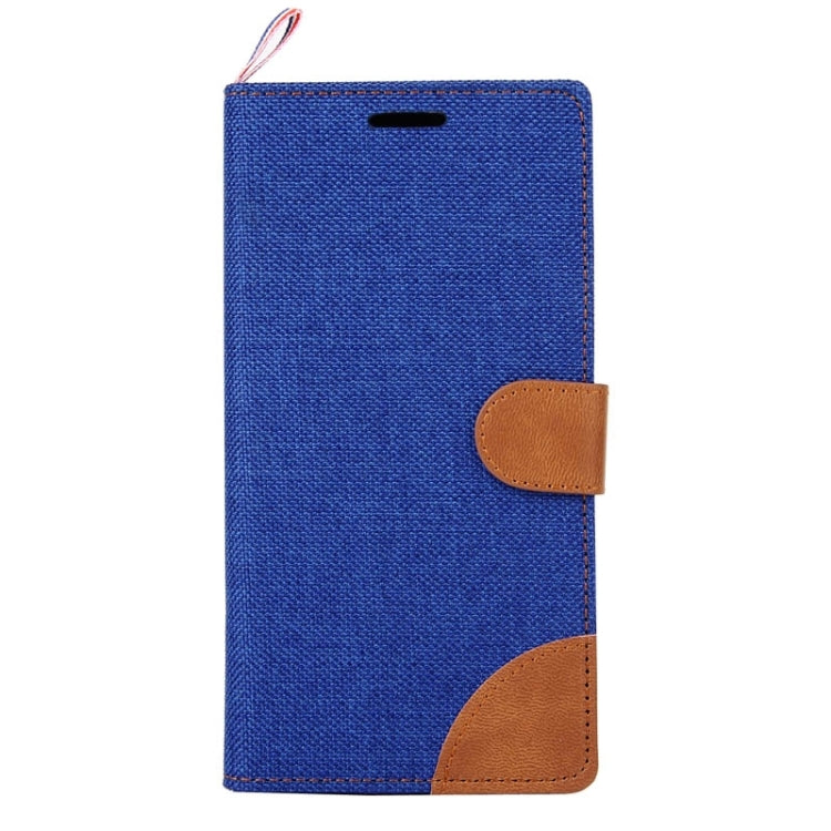 Denim Texture Horizontal Flip Leather Case with Card Slots & Holder & Lanyard for ASUS Zenfone 5 / A500CG / A501CG / A500KL / A502CG