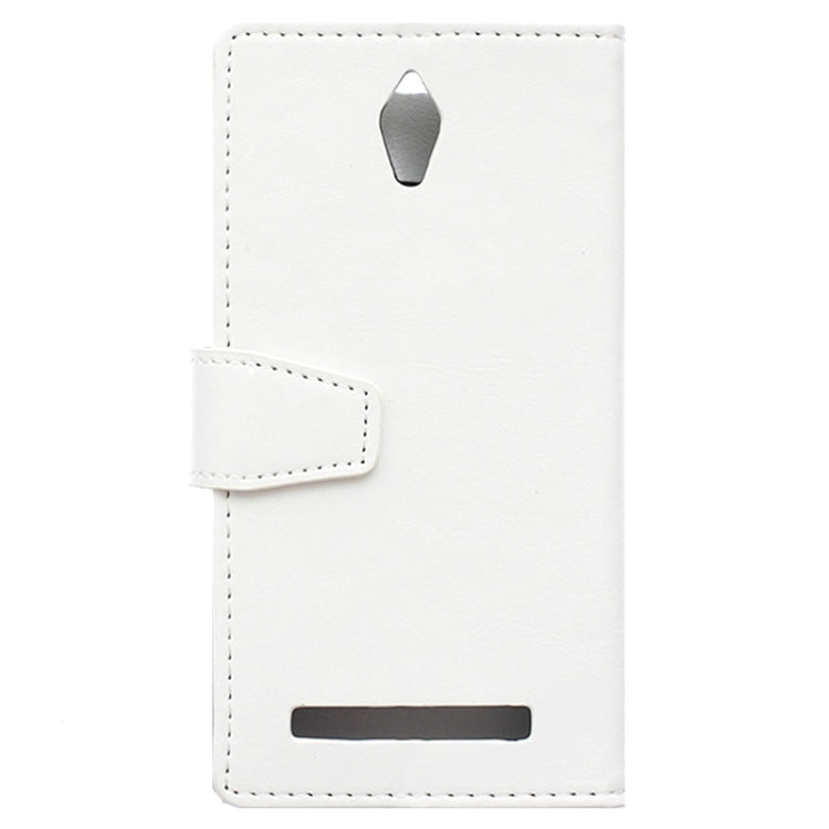 Crazy Horse Texture Horizontal Flip Solid Color Magnetic Buckle Leather Case with Holder & Card Slots & Wallet for ASUS Zenfone C / ZC451CG