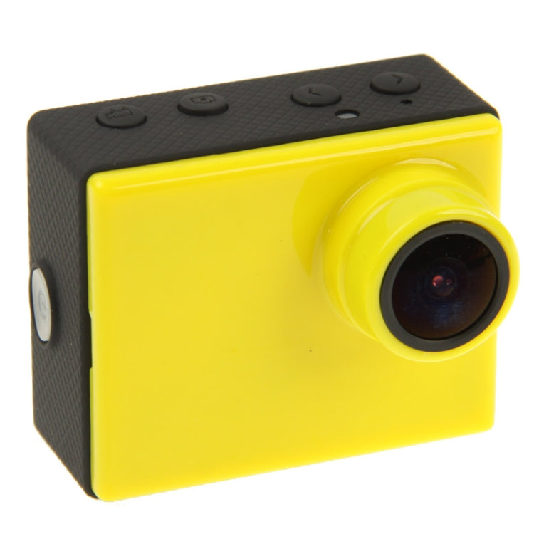 Full HD 1080P H.264 1.5 inch LCD Sports Camcorder with Waterproof Case, 8.0 Mega CMOS Sensor, Support TF Card, 150 Degree Wide Viewing Angle, 30m Waterproof, F28 (Yellow)
