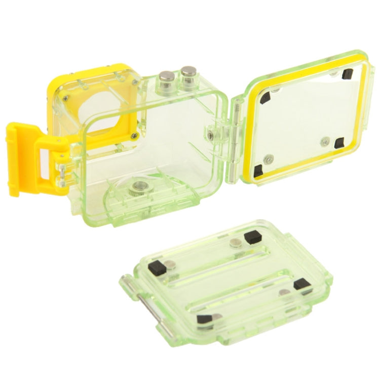 Full HD 1080P H.264 1.5 inch LCD Sports Camcorder with Waterproof Case, 8.0 Mega CMOS Sensor, Support TF Card, 150 Degree Wide Viewing Angle, 30m Waterproof, F28 (Yellow)