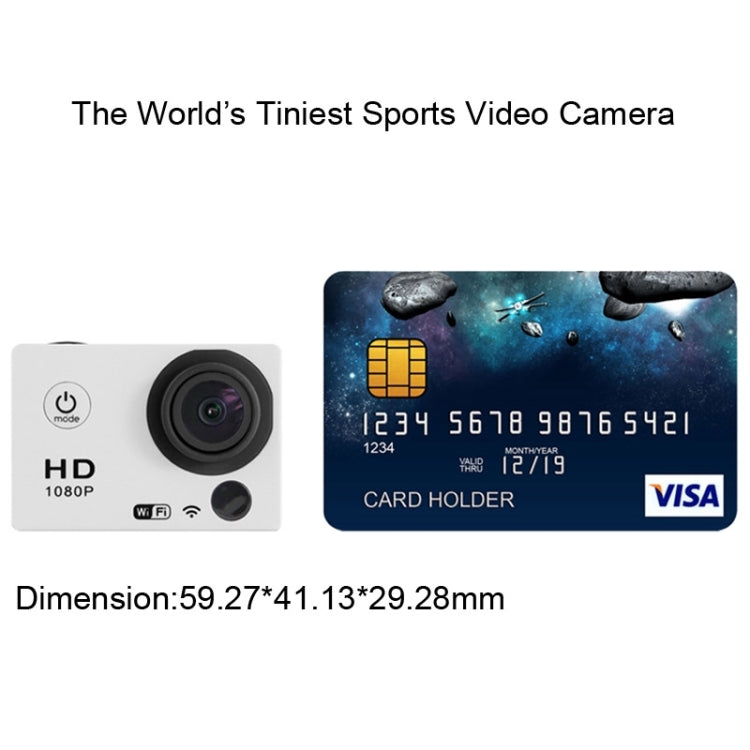 Blackview Hero 2 RF 2.0 inch HD LCD Screen Sports Video Camera, AMB A7LS75 Chipset, Support Microphone, AV-OUT, HDMI Output