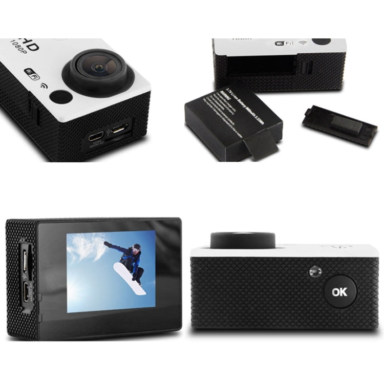 Blackview Hero 1 WIFI 2.0 inch HD LCD Screen Sports Video Camera, AMB A7LS75 Chipset, Support Microphone, AV-OUT, HDMI Output